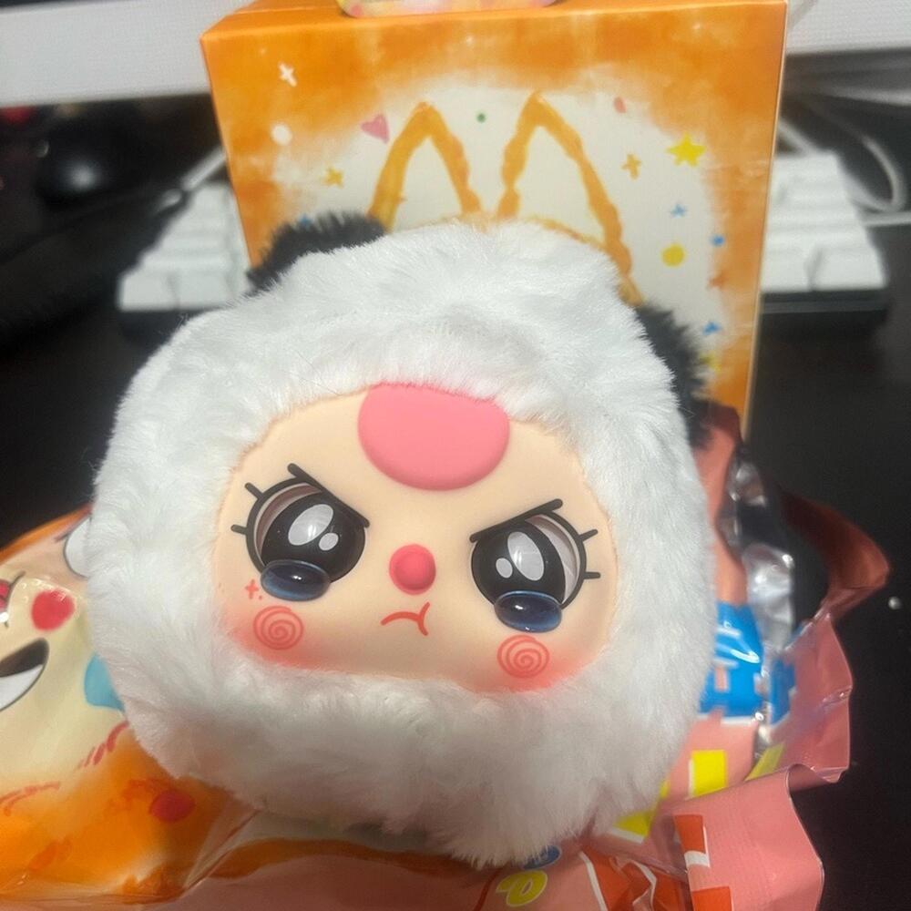 Baby Three Confirmed Box - Panda 
Original Plush Zipper Bag